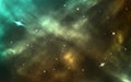 Space background. Realistic cosmic texture. Starry nebula and shining stars. Color galaxy with stardust and milky way Royalty Free Stock Photo