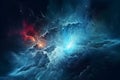 Space background with realistic nebula and shining stars. Cosmos with stardust and milky way. Magic color galaxy Royalty Free Stock Photo