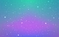 Space background. Soft purple cosmos with shining stars. Colorful starry galaxy. Bright infinite universe and stardust