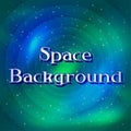 Space Background with Stars Royalty Free Stock Photo