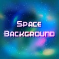 Space Background with Stars Royalty Free Stock Photo