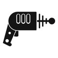 Space blaster icon, simple style Royalty Free Stock Photo