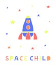 Space child poster.