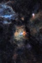 Space clouds of Cassiopeia