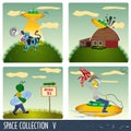 Space collection 5 Royalty Free Stock Photo