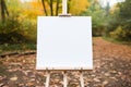 Space artist empty frame wooden paper art painting canvas board easel blank