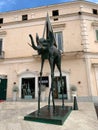 Space Elephant by Dali at the Sassi of Matera, Matera, Italy