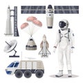Space exploration, cosmos or Mars expedition item Royalty Free Stock Photo