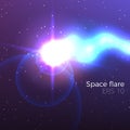 Space flare vector