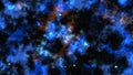 Space flight into a star field. Basic 3D rendering of a space flight into a star field. Deep Space Nebula Loop