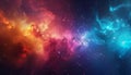 Space or Galaxy colourful background. Royalty Free Stock Photo