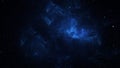Space galaxy landscape, astronomy, star universe, cosmos sky glow background, night outer light, nebula infinity. 3d render Royalty Free Stock Photo