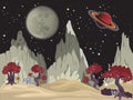 Space landscape