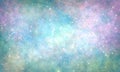 Space light multicolor grunge starry background. blue, purple, green, pink shades Royalty Free Stock Photo