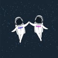 Space love story of astronauts