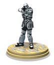 Space marine soldier. warhammer Royalty Free Stock Photo