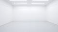 A Space for the Mind to Wander. Absolutely empty white room