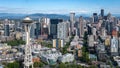 The Space Needle and downtown Seattle Washington Royalty Free Stock Photo
