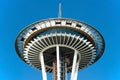 Space Needle in Seattle close-up view