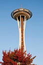 Space Needle in Seattle during the sunset