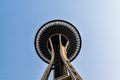 Space Needle and the sky Royalty Free Stock Photo