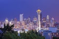 Space Needle and skyline of Seattle, Washington, USA Royalty Free Stock Photo