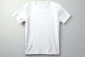 Space nobody modern shirt white cotton copy apparel advertisement t-shirt unisex fashion mock-up cloth blank