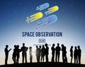 Space Observation Travel Astronomy Exploration Concept Royalty Free Stock Photo