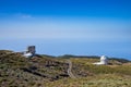 Space observatories on the top of the El Roque de los Muchachos mountain on La Palma
