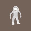 Space people astronaut cartoon