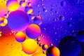 Space or planets universe cosmic abstract background. Abstract molecule atom sctructure. Water bubbles. Macro shot of air or molec Royalty Free Stock Photo