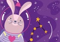 space rabbit astronaut