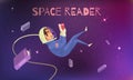 Space Reading Background