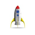 Space rocket illustration