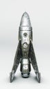 Space rocket isolated on white background Royalty Free Stock Photo