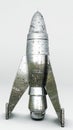 Space rocket isolated on white background Royalty Free Stock Photo