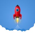 Space rocket launch Royalty Free Stock Photo