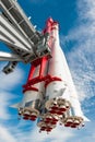 Space rocket on the launch pad Royalty Free Stock Photo