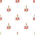 Space rocket pattern seamless vector Royalty Free Stock Photo