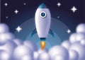 A space rocket 03 Royalty Free Stock Photo