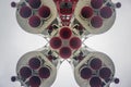 Space rocket in VDNKh park in Moscow Royalty Free Stock Photo