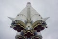 Space rocket in VDNKh park in Moscow Royalty Free Stock Photo