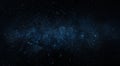 Space scene with stars in the galaxy. Panorama. Universe filled with stars, nebula and galaxy,. Elements of this image furnished Royalty Free Stock Photo