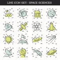 Space Science icon set