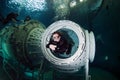 Space scuba diver Royalty Free Stock Photo