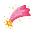 space shooting star icon