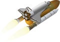 Space shuttle Royalty Free Stock Photo