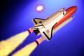 Space shuttle Royalty Free Stock Photo