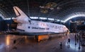 Space shuttle discovery at the Virginia air and space museum Usa Royalty Free Stock Photo
