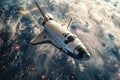 Space Shuttle Earth View Royalty Free Stock Photo